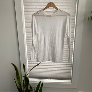 Girlfriend collective white long sleeve tee